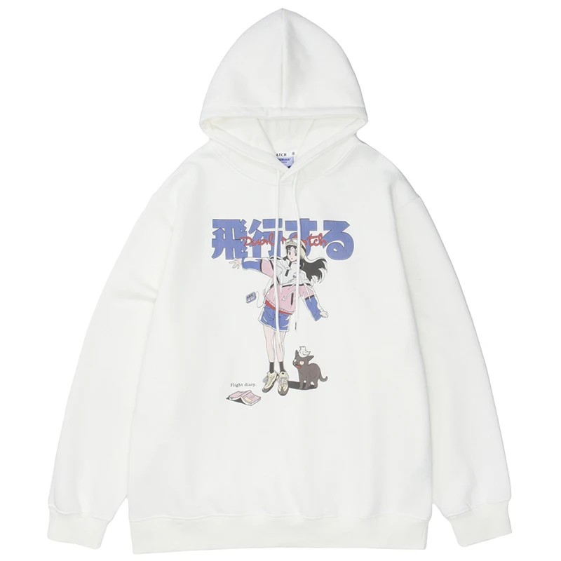 

Japanese Streetwear Men Hoodie Harajuku Anime Graphic Oversized Hoodie for Men Hip Hop 100% Cotton 2021 Autumn Male Sweatshirt