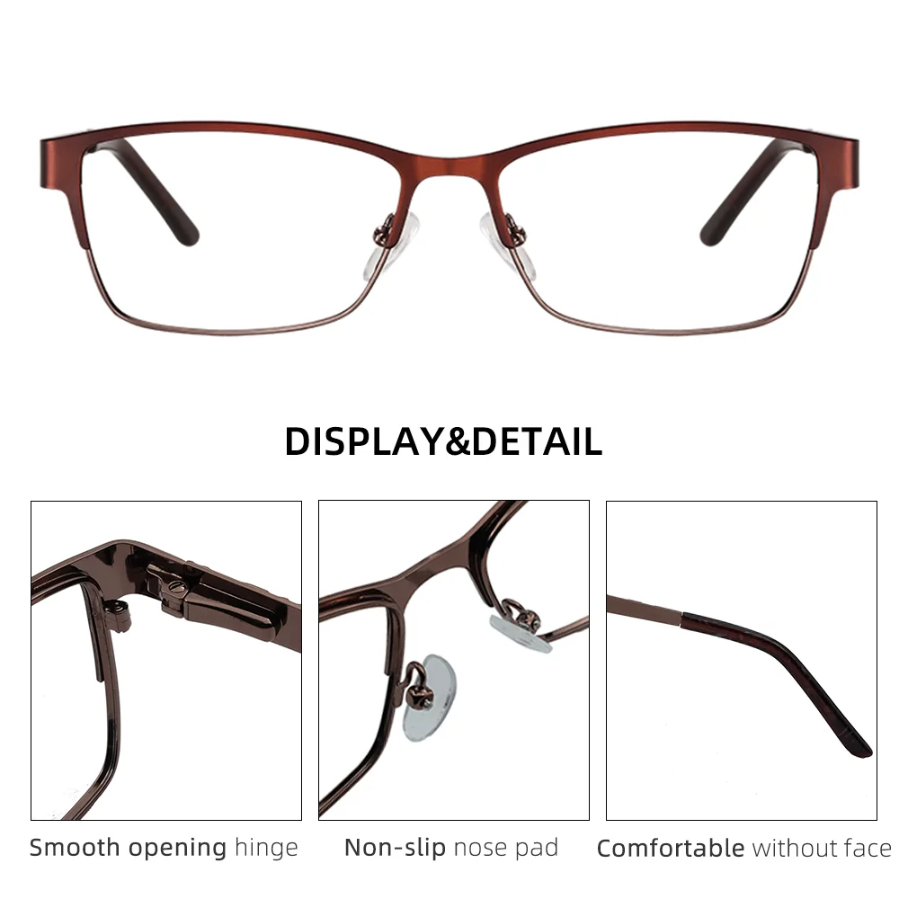 Брендовые очки пресбиопии для мужчин и женщин оптическая оправа модные бизнес