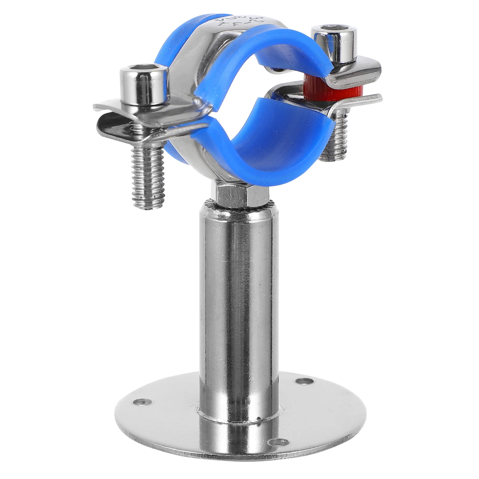 

1 шт. Регулируемый зажим для трубы из нержавеющей стали, кронштейн для шланга, зажим для водяной трубы (серебристый)