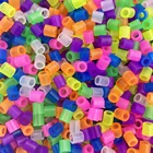 Бусины 5 мм, 1000 шт., прозрачные железные бусины для детей, бусины Hama, пиксельные Пазлы сделай сам, высококачественные подарочные игрушки ручной работы