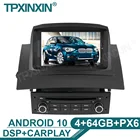 Автомобильный радиоплеер для Renault Megane 2 Fluence 2002-2008 Android 10, автомобильный стерео-плеер с GPS-навигацией, DVD, Wi-Fi, DSP, BT