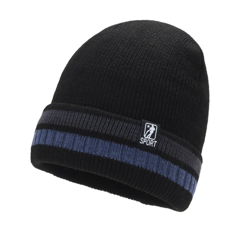 Стрейч трикотажные Skullies Bonnet модная шапочка с плюшевой подкладкой для сноуборда