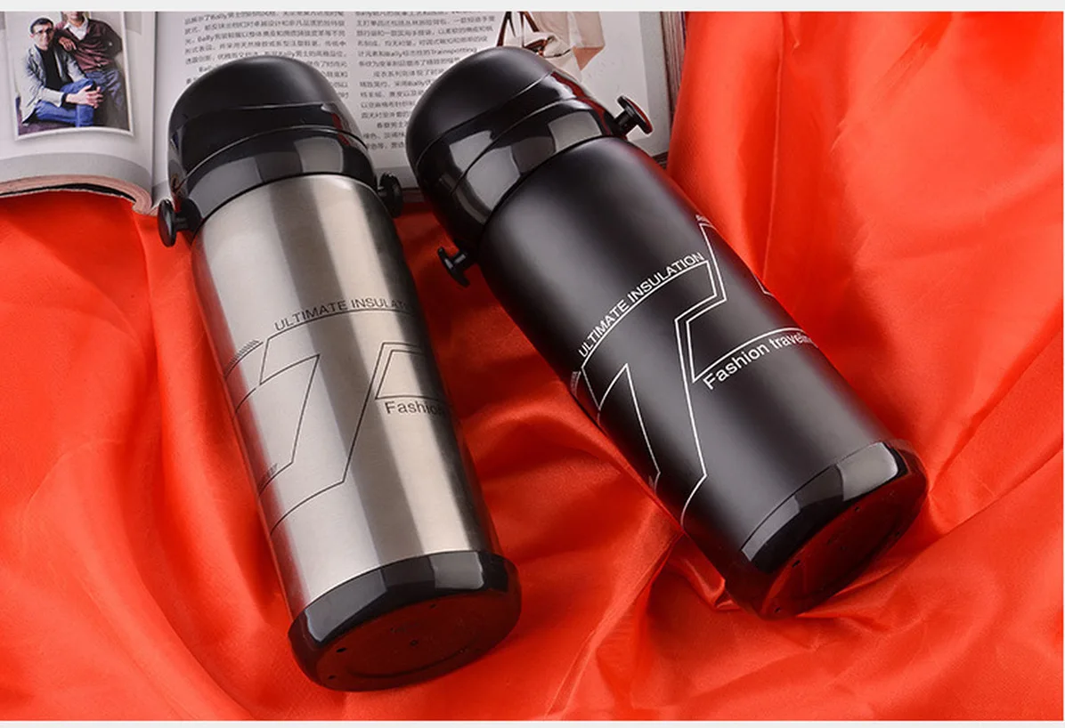 

2019 new stainless steel vacuum flask car cup portable business straight cup outdoor sports bottle Tea Milk Mug Thermo cup