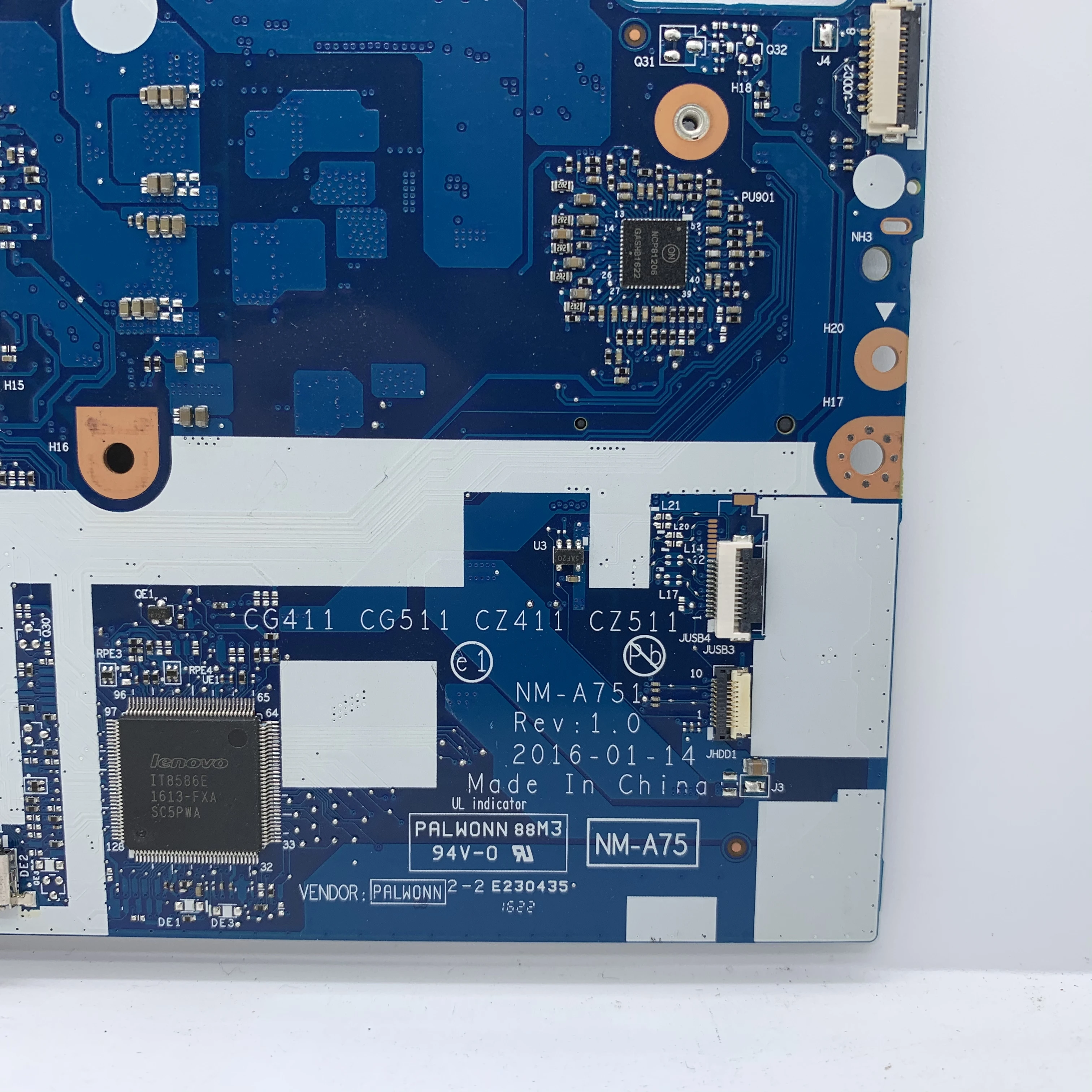 

KEFU NM-A751 Motherboard For Lenovo 510-15ISK 310-15ISK Laptop Motherboard I3-6100U/6006U CPU 4GB RAM GT940MX/GT920MX original