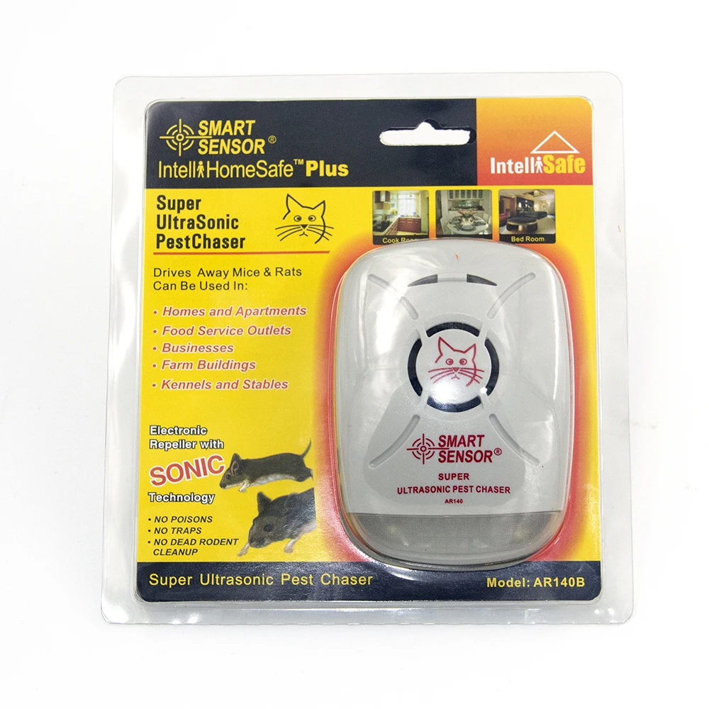 

Ultrasonic Electronic Pest Control Rodent Rat Mouse Repeller Mice Repellent Anti Mosquito Flame Retardant ABS EU Plug