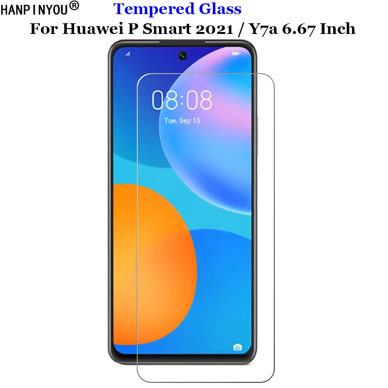 

For Huawei P Smart PSmart 2021 / NFC / Y7a 6.67" Tempered Glass 9H 2.5D Premium Screen Protector Protection Film