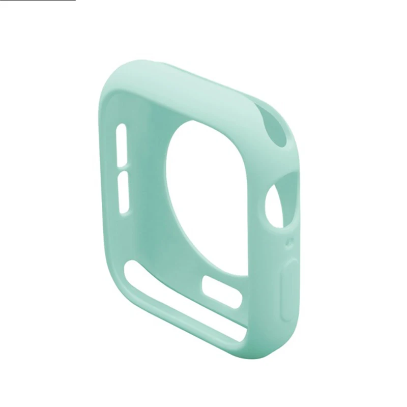 Чехол для часов Apple Watch 42 мм, 38 мм, 40 мм, 44 мм, мягкий силиконовый чехол из ТПУ для iwatch Series 4, 3, 2, 1, чехол ярких цветов