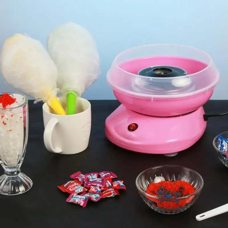 

Electric DIY Sweet Cotton Candy Maker Portable Cotton Sugar Floss Machine Girl Boy Gift Children's Day Marshmallow Machine HWC