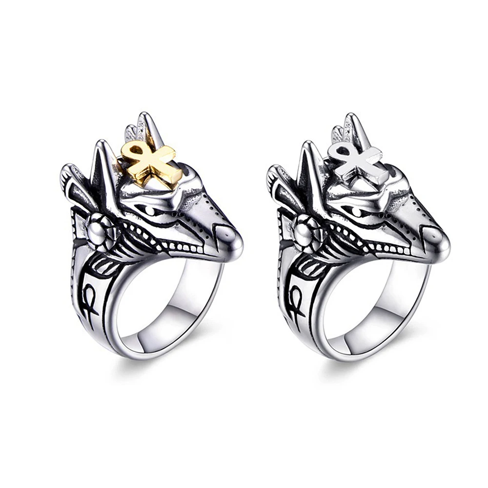 Мужское кольцо в стиле панк из нержавеющей стали | Украшения и аксессуары