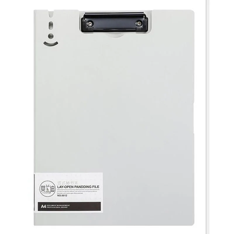 

Kawaii A4 Manager File Folder Metal Clip Test Paper Storage Splint Writing Pad Clipboard Memo Office Supply Stationery