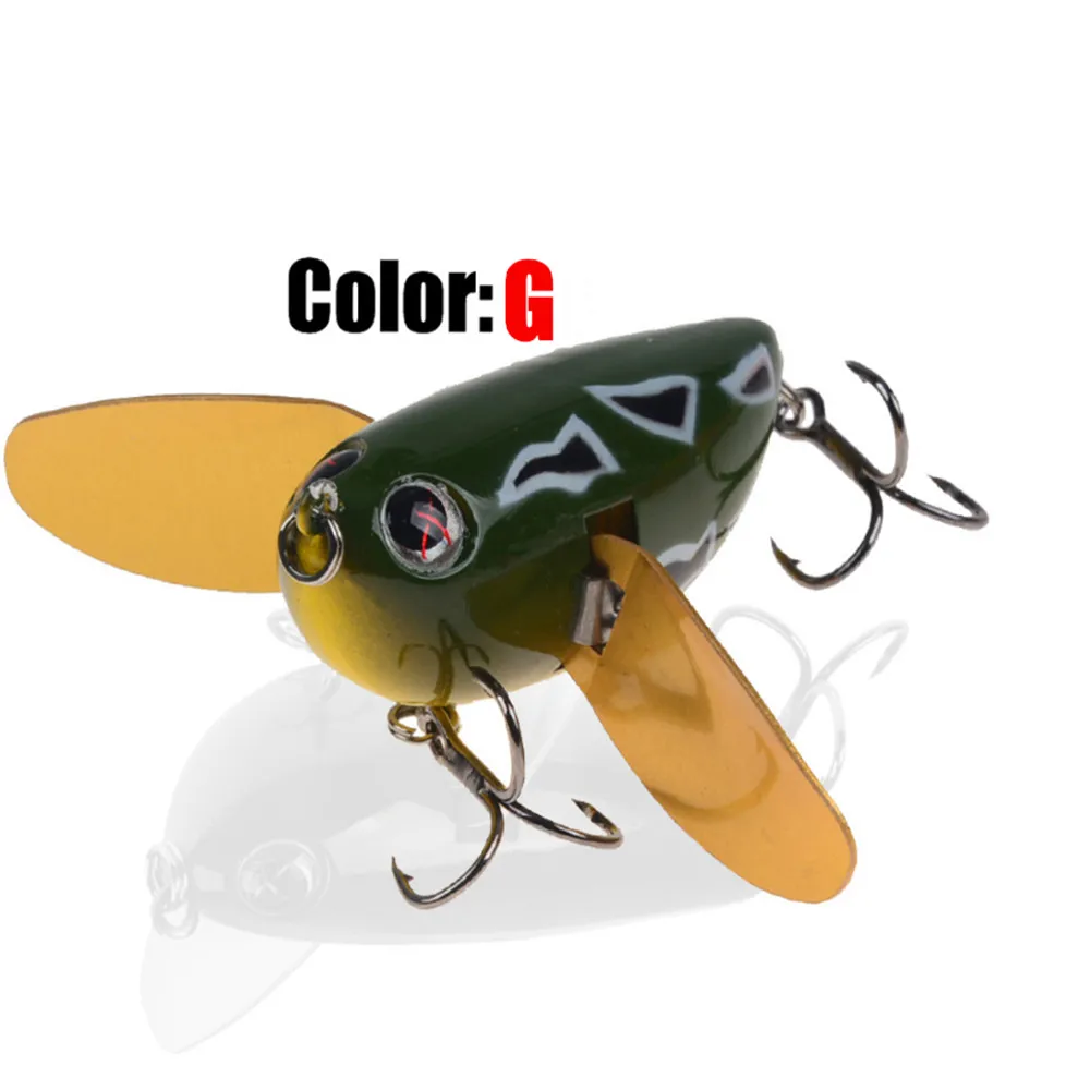 1 шт. Поверхностная приманка наживка 6 см 12,7 г плавающая наживка Топ воды Crankbait воблер, твердая Поппер приманка Whopper Plopper твердая приманка
