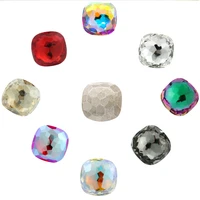 astrobox high quality fat square k9 crystal rhinestone diy clothing accessories sew on clothes shoes loose beads
