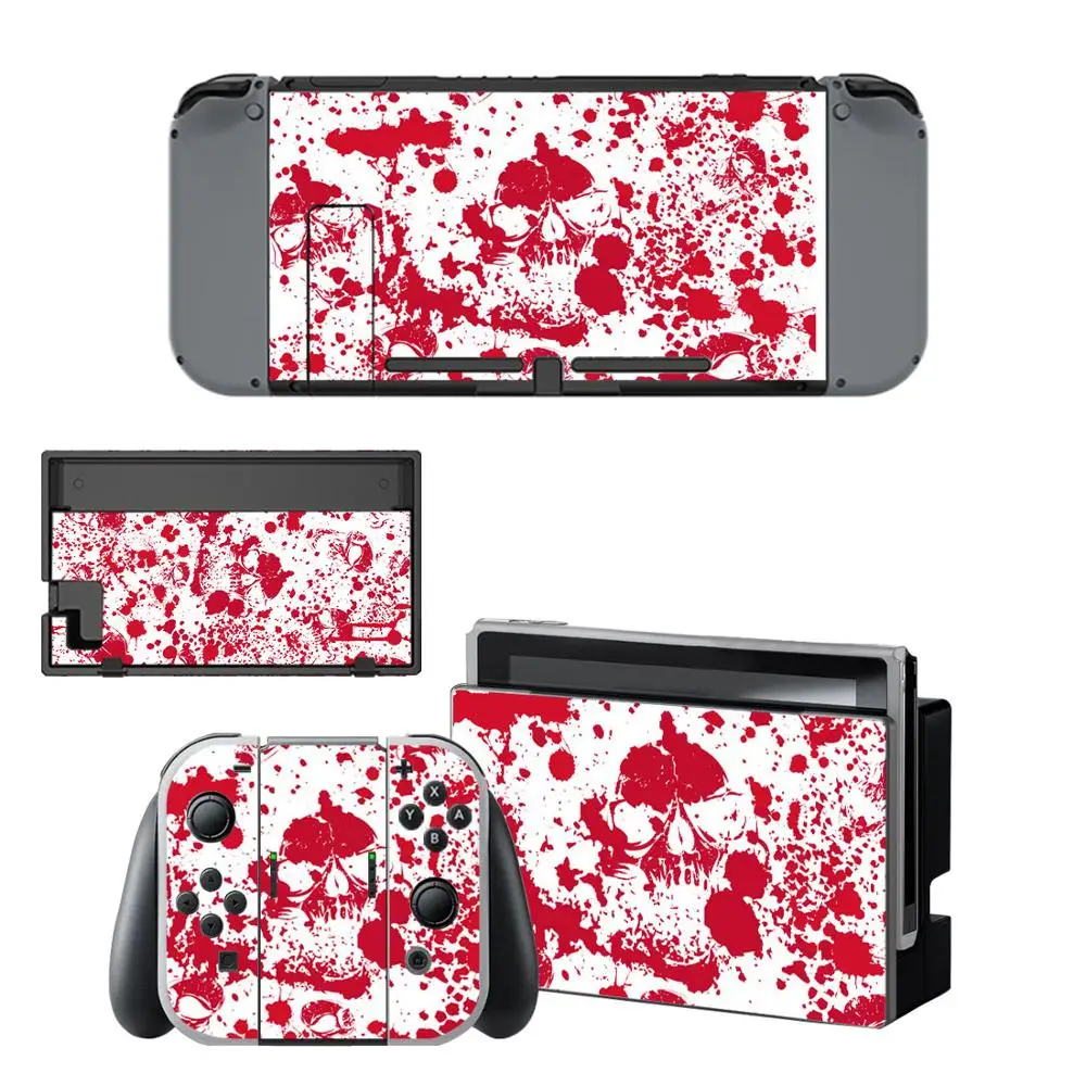 Водонепроницаемые лицевые панели виниловые наклейки для Nintendo Switch (консоль & Joy con