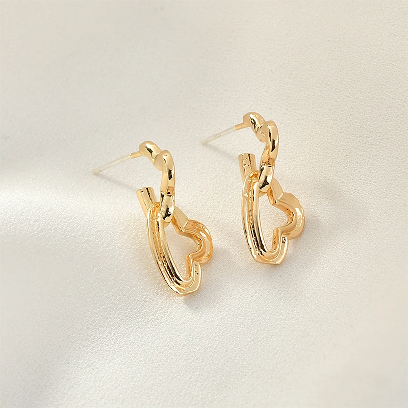 Серьги-гвоздики из серебра 925 пробы с медным покрытием | Украшения и аксессуары