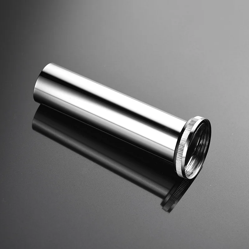 Набор сливных трубок для раковины латунных отходов труба хромированный Слив |