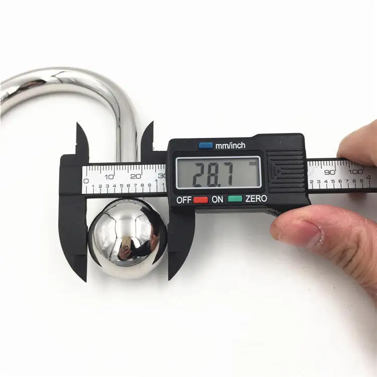 Анальный крючок из нержавеющей стали с отверстием для бусин металлическая