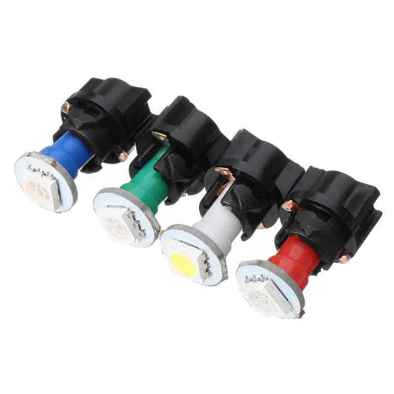 Автомобильные 10 шт./компл. T5 74 PC74 1-SMD Твист гнездо кластер приборной панели