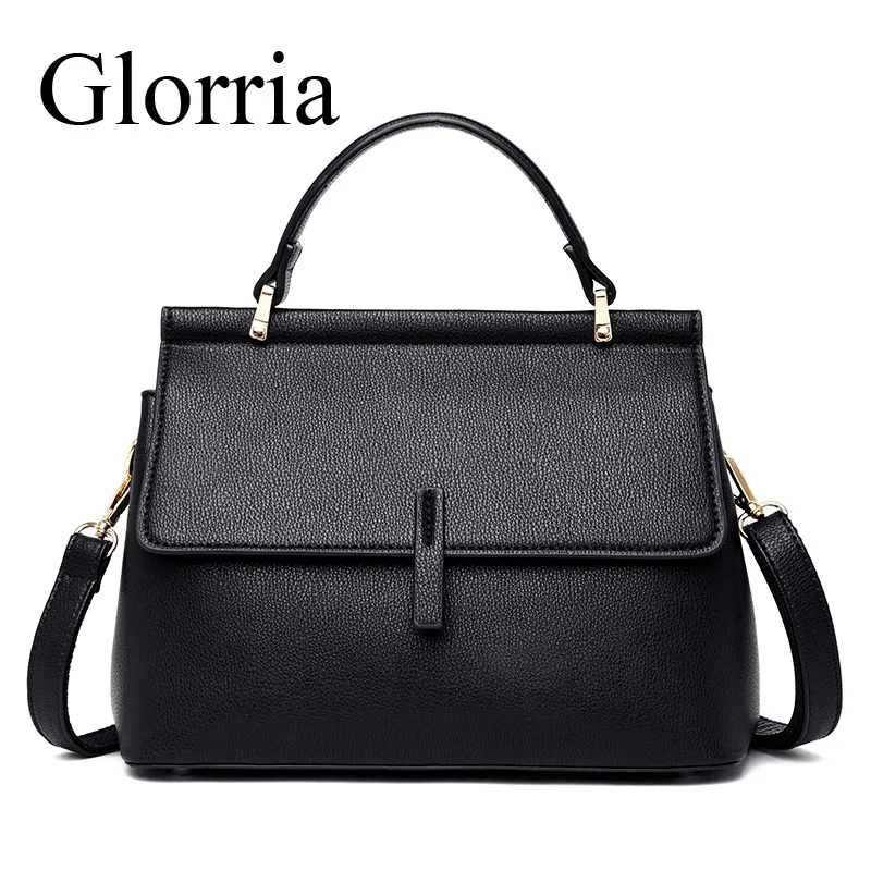 Large Capacity Luxury Handbags Women Bags Designer With Cover Solid Color Hot Sale Bag Female 2020 Black Women's Sac | Багаж и сумки
