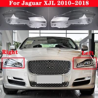 auto light caps for jaguar xj xjl 2010 2018 car headlight cover transparent lampshade lamp case glass lens shell
