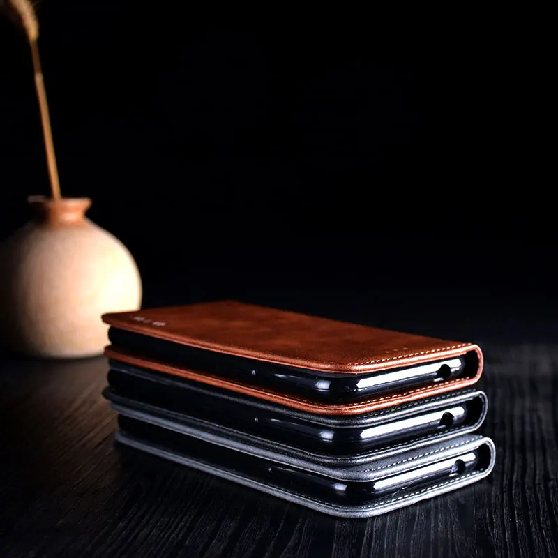 Чехол для Meizu M8 M8 Lite, роскошный кожаный чехол-книжка с подставкой для Meizu M8 Lite, чехол без магнитов, чехол для телефона