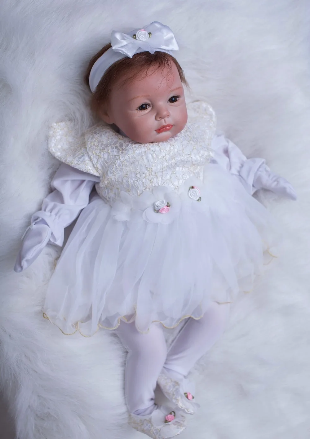 Otarddolls 22 дюймов 55 см детские куклы, кукла-Реборн, игрушка для детей, милая виниловая плюшевая кукла для девочек, реалистичные детские игрушки, подарок