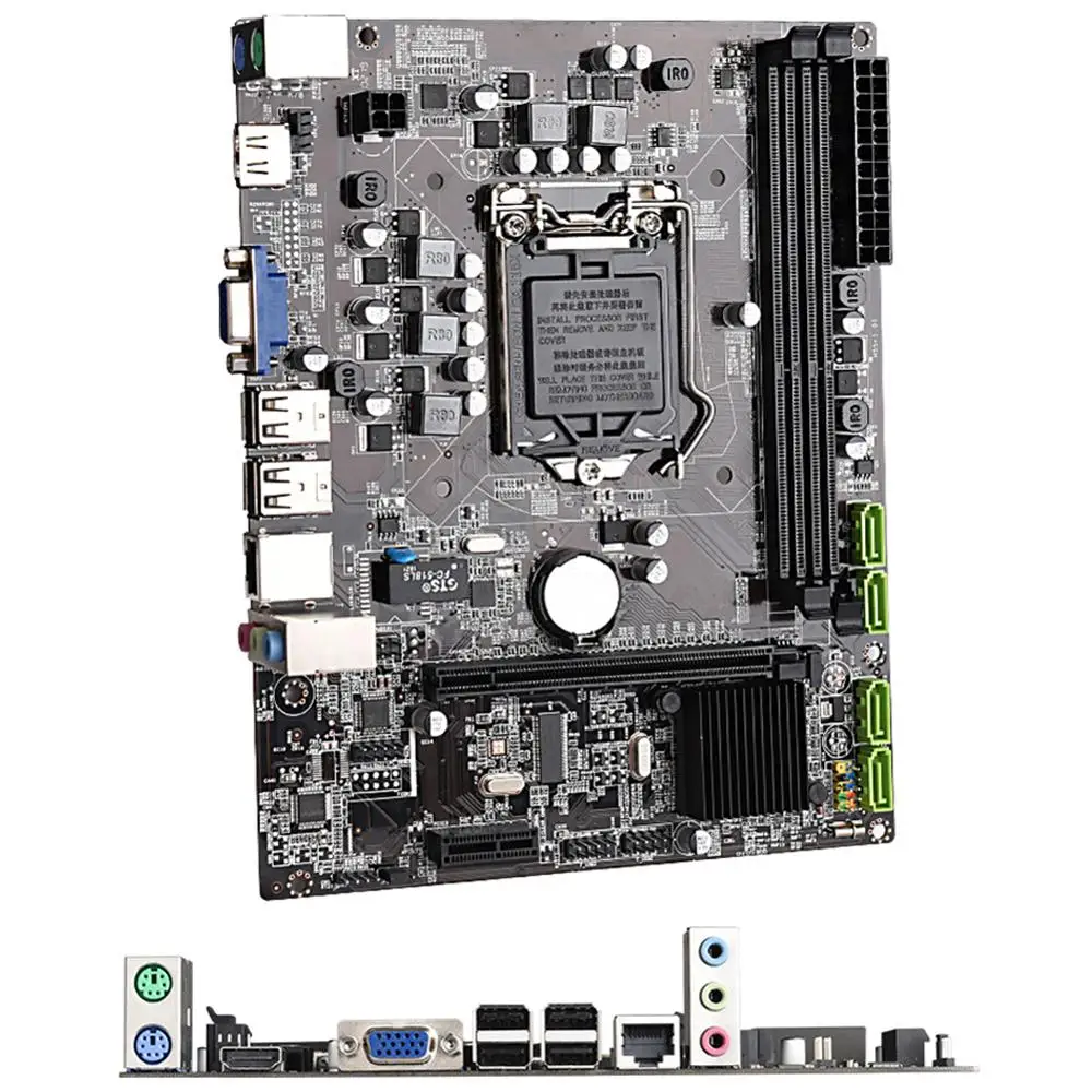 M-ATX материнская плата H55 Socket LGA 1156 VGA HDMI DDR3 с двумя каналами для Intel LGA1156Core I3 I5 I7 Xeon 3470 cpu материнская плата