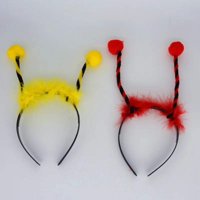 20 штук пчелы муравей Fly обруч божья коровка повязка на голову антенна глаза для