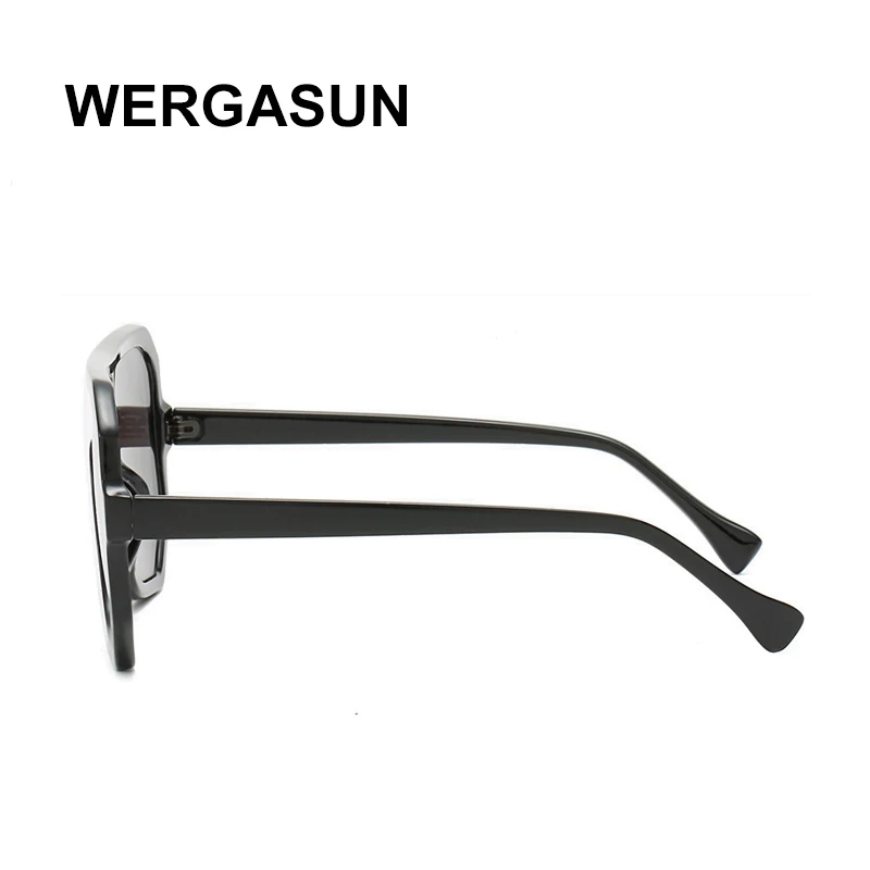 Солнечные очки WERGASUN в квадратной оправе для мужчин и женщин солнцезащитные