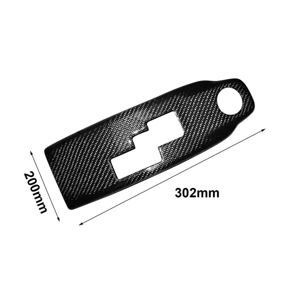

Gear Shifter Panel Cover Waterproof Anti-scratch Carbon Fiber Black Gear Shifter Panel Protector for Nissan GT-R35 2008-2016 Lef