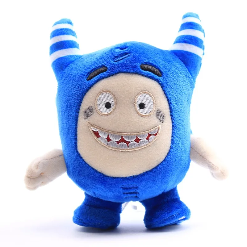 Mu&ntilde;ecos de peluche Oddbods para ni&ntilde;os, mu&ntilde;ecos de juguete suaves de animaci&oacute;n del tesoro del soldado, regalo de Navidad, 18cm, 7 unids/lote-5