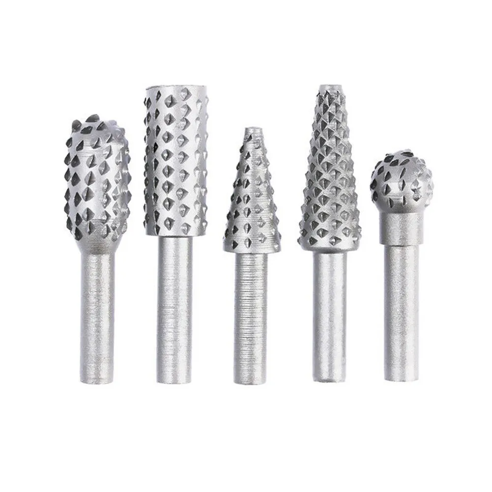 

Drill Bits 10pcs For Wood Burr Grey HSS High Speed Steel Kit Polishing