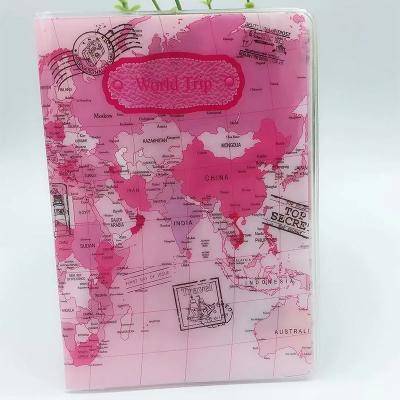 Женская водонепроницаемая обложка для паспорта из ПВХ кожи новая карта