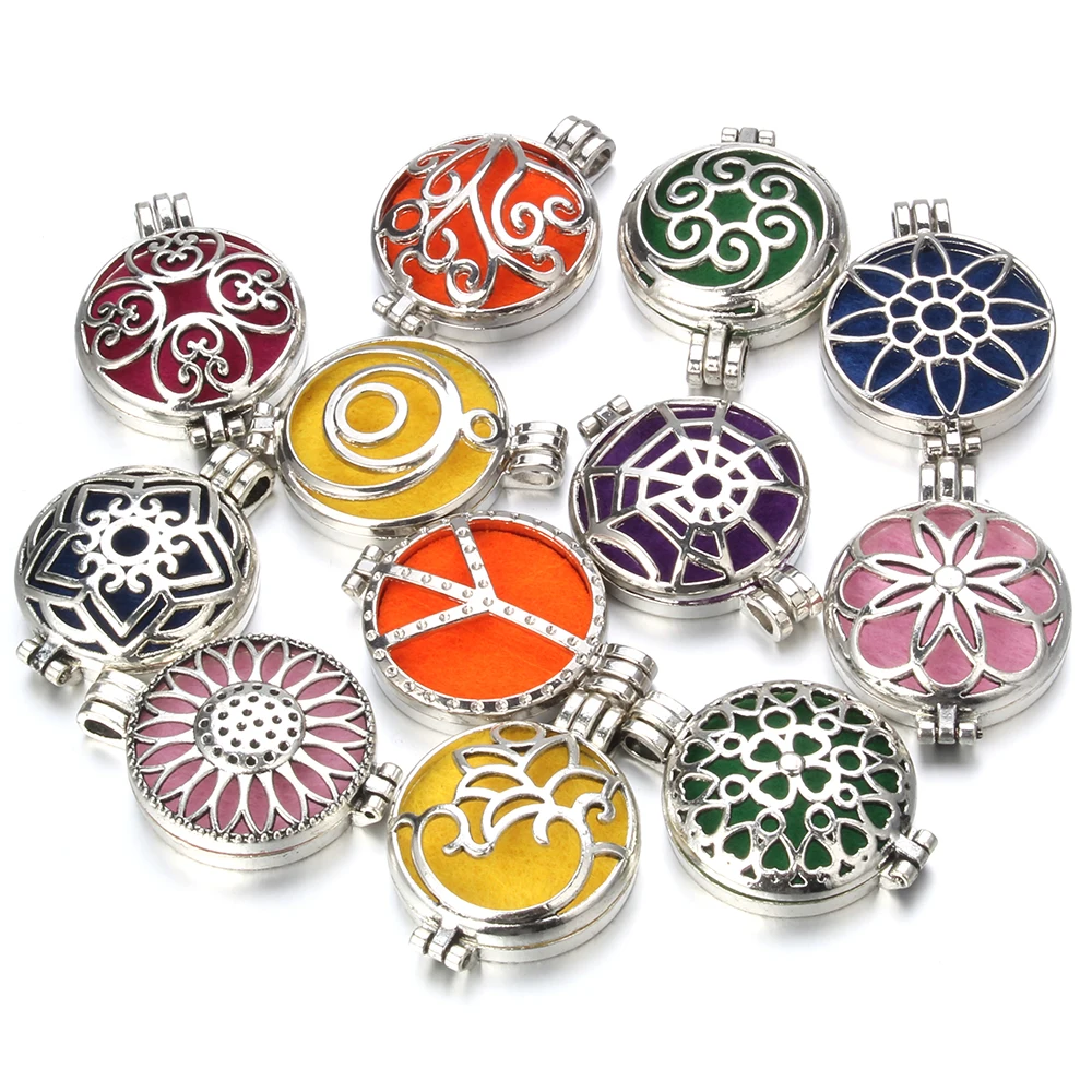 Новинка колье диффузор для ароматизатора винтажные медальоны серебряного цвета