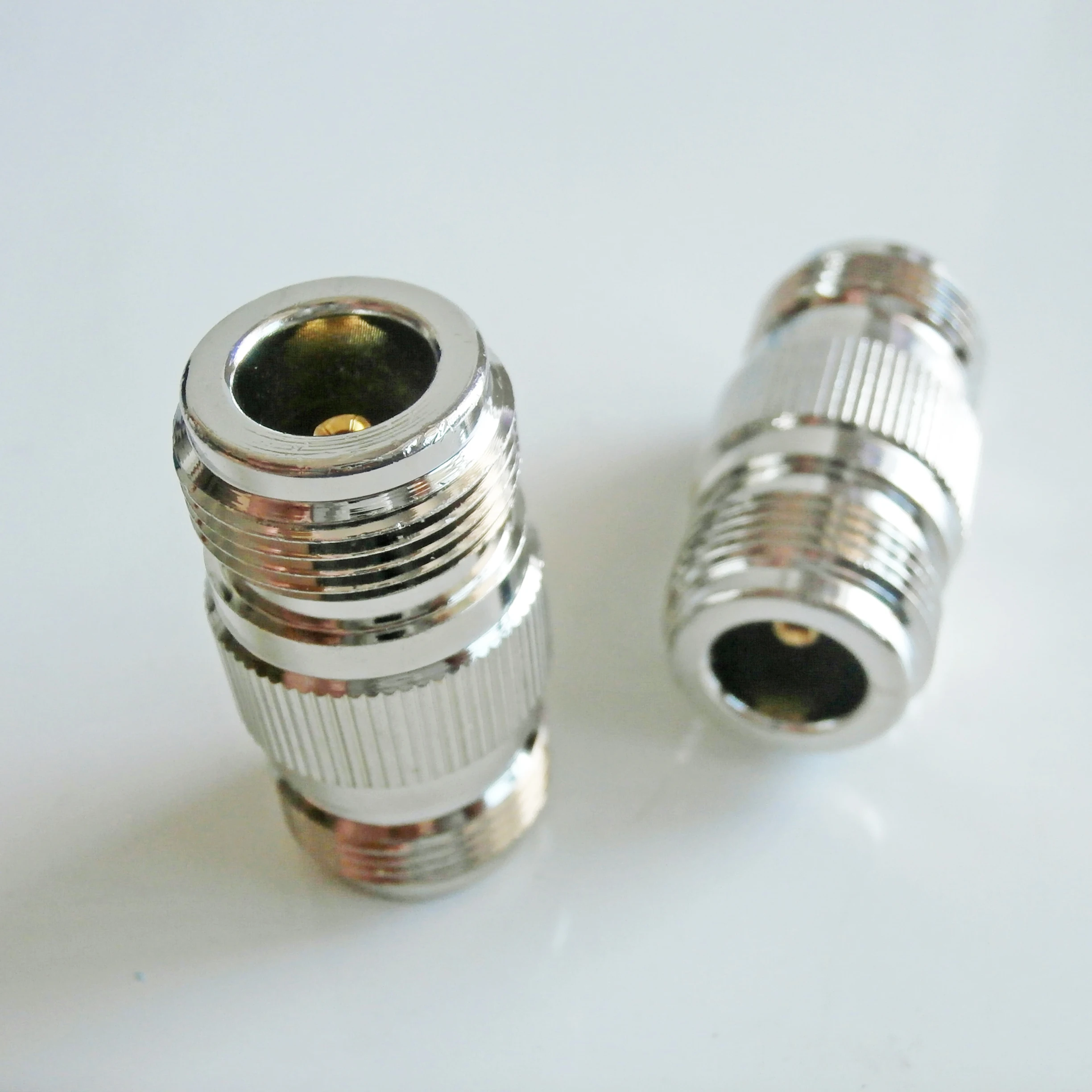 N к кабельный коаксиальный разъем броши Женский женский никелированные латунные