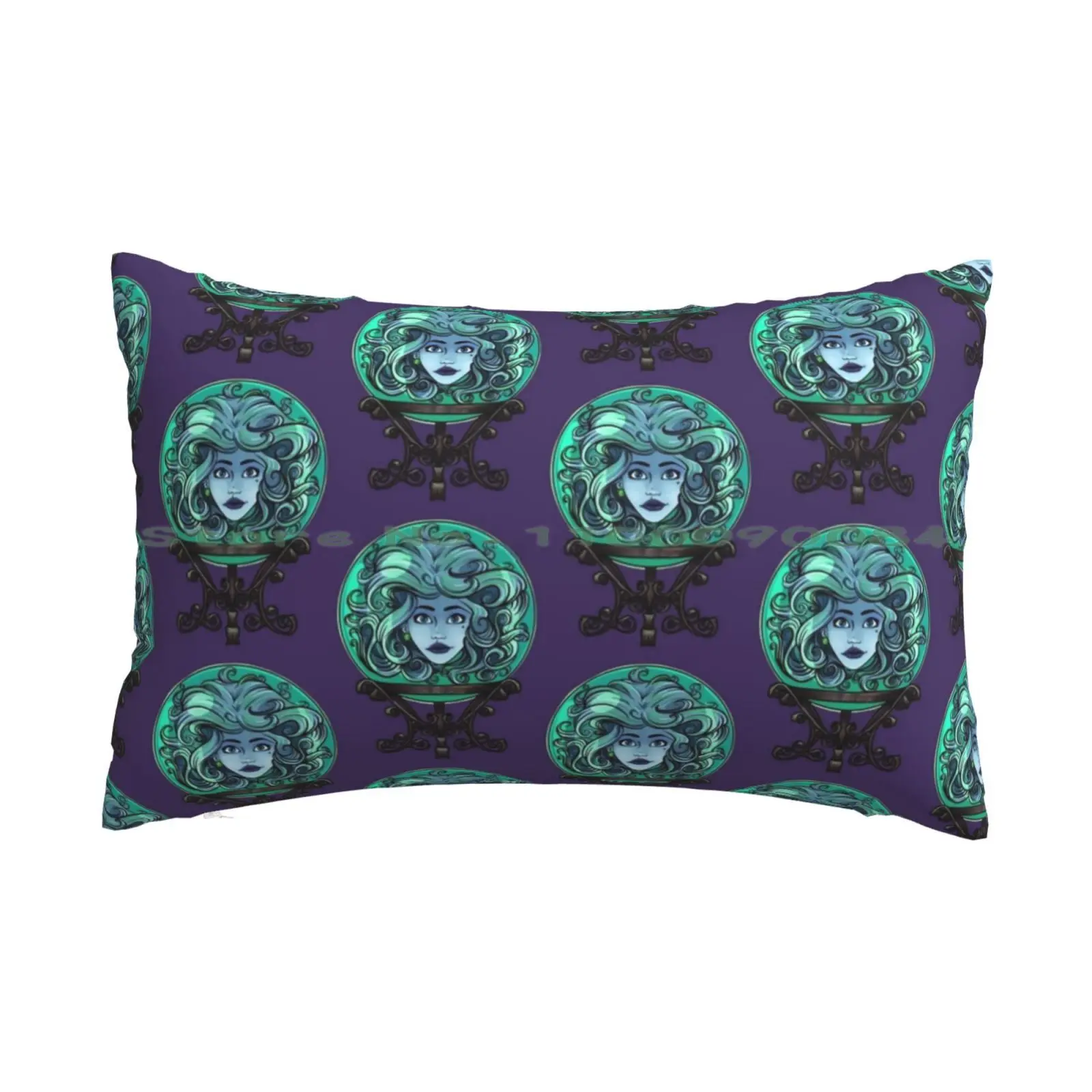 

Madame Leota , No Background Pillow Case 20x30 50*75 Sofa Bedroom Haunted Mansion Madame Leota Haunted House Spooky Crystal
