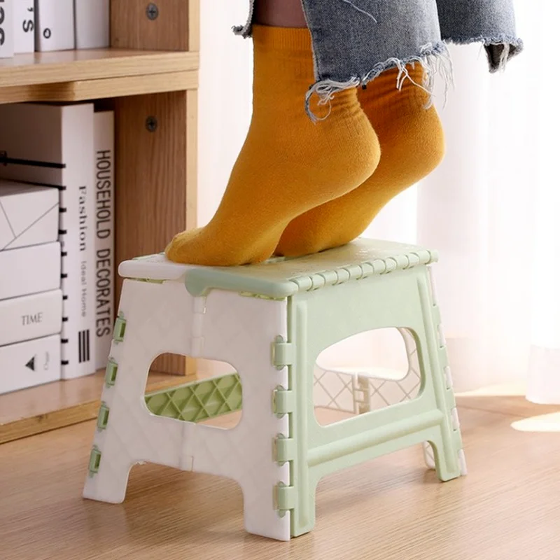 

Undefined Plastic Multi Purpose Folding Stool Step stool kids Home Train Outdoor Indoor Storage Foldable Child stool plegable