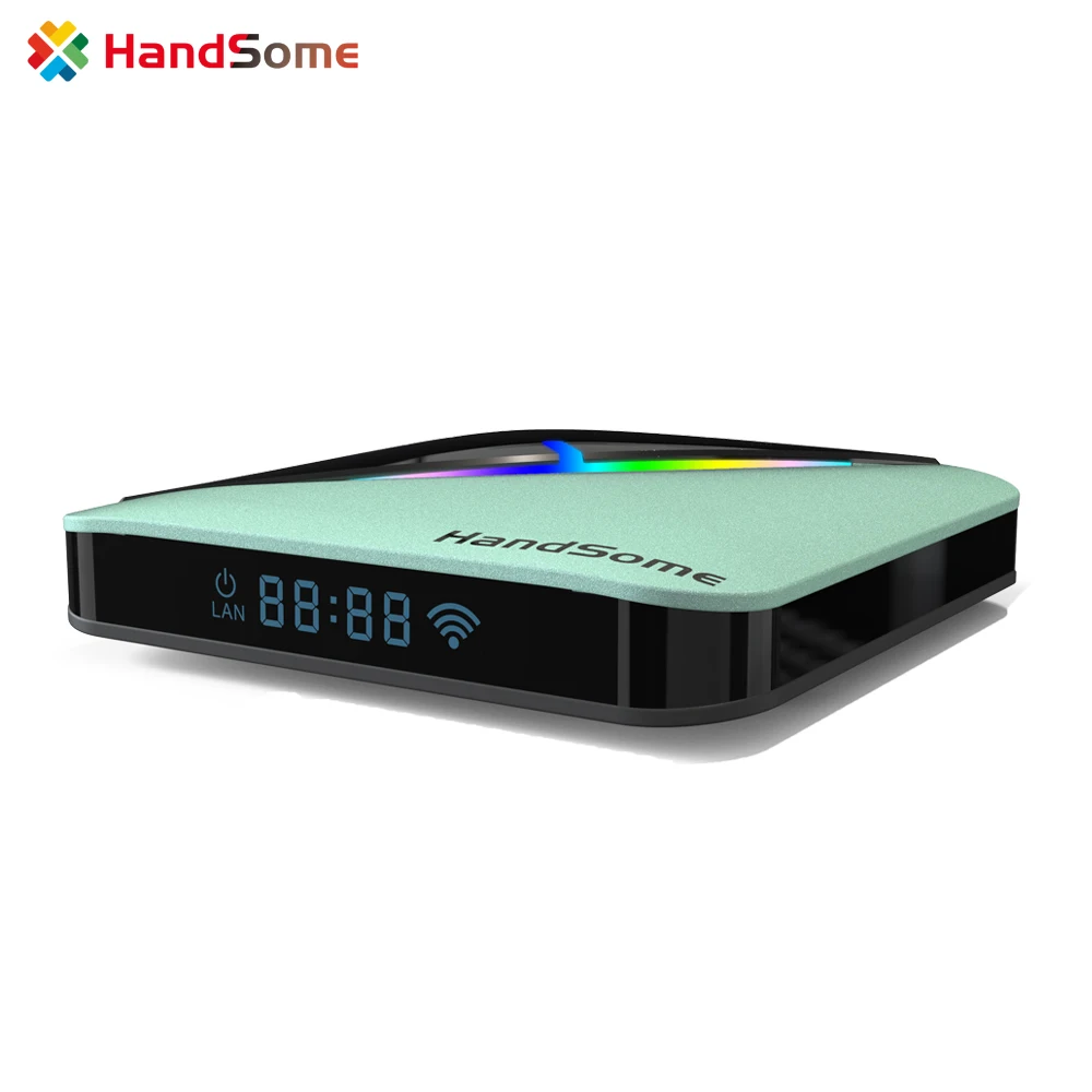 8k android 9,0 телевизор smart tv box amlogic s905x3 netflix youtube медиаплеер 4 Гб ram emmc 64 Гб телеприставка a95x f3 air