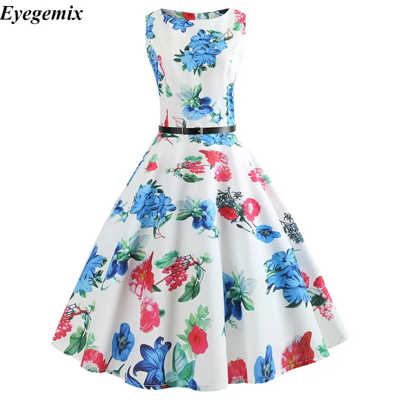 Цветочный принт в винтажном стиле Модельные туфли для женщин 2021 Лето Pin Up