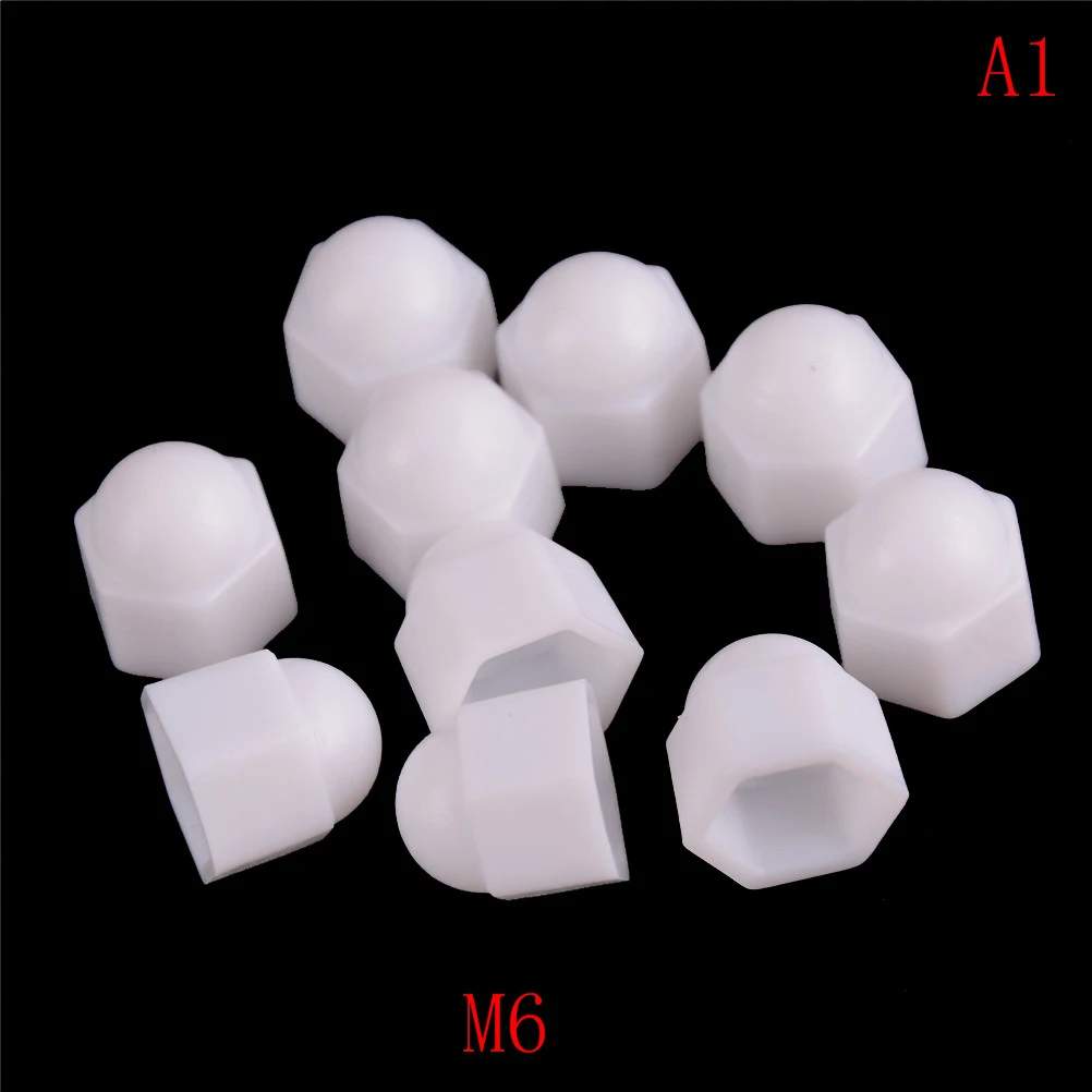 

Колпачки защитные шестигранные для орехов, M6, M8, M10, M12, 10 шт.