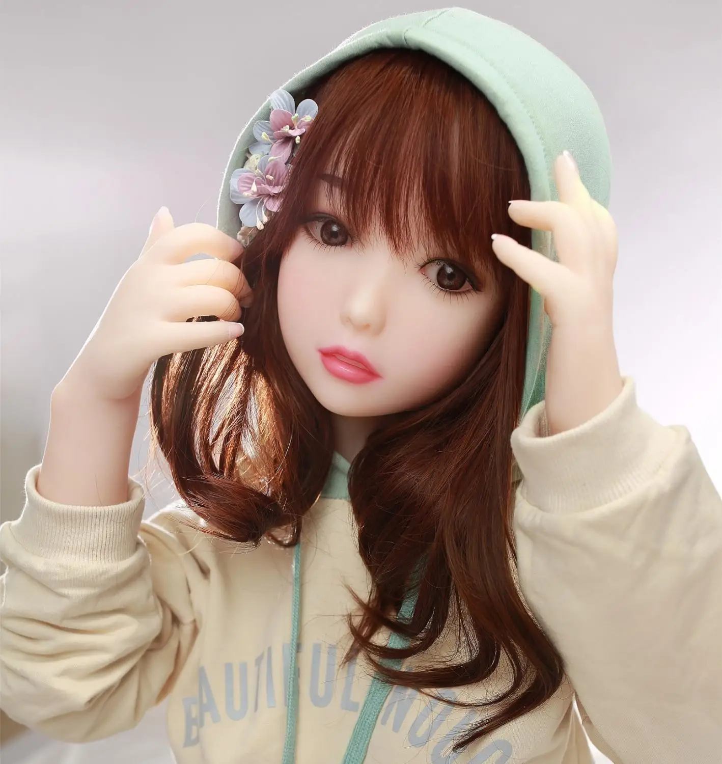 Кукла из тпе 125 см настоящая киска Силиконовая секс-Кукла Реалистичная Вагина