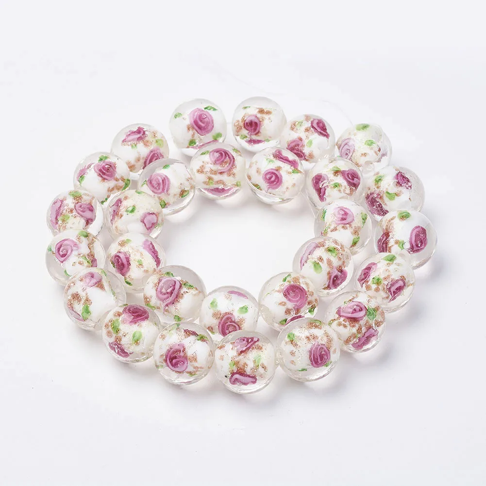 

Handmade Lampwork Beads Strands Mushroom Beads For Necklaces Bracelets DIY Jewelry Making, 13x10.5x10mm, Hole: 1mm