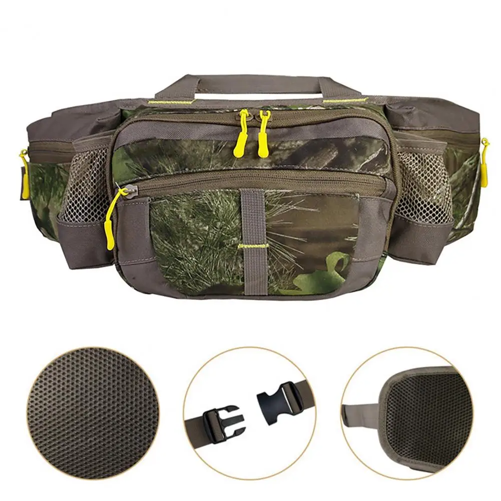 

Men Hip Belt Bag Waist Bag Waterproof Breathable Tool Organizer Wallet Travel Bag Male Belt Packs for Outdoor