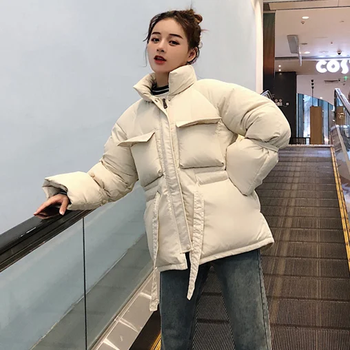 Женские парки Mujer 2020 пуховик с хлопковой подкладкой большие размеры свободная