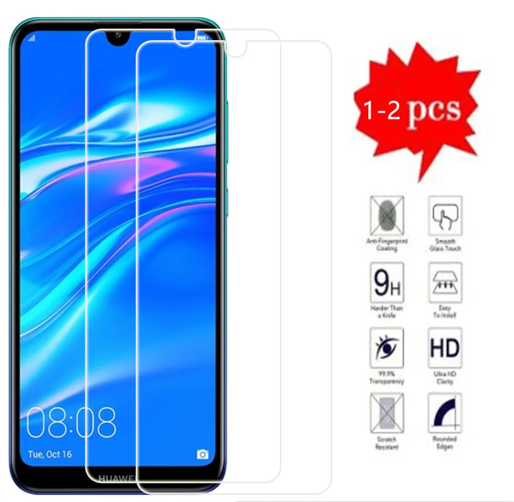 

Закаленное стекло 9H для мобильного телефона, для Huawei Y7 2019, DUB-LX1 Y7 Prime Pro 2019, стеклянная защитная пленка, Защитная пленка для экрана телефона
