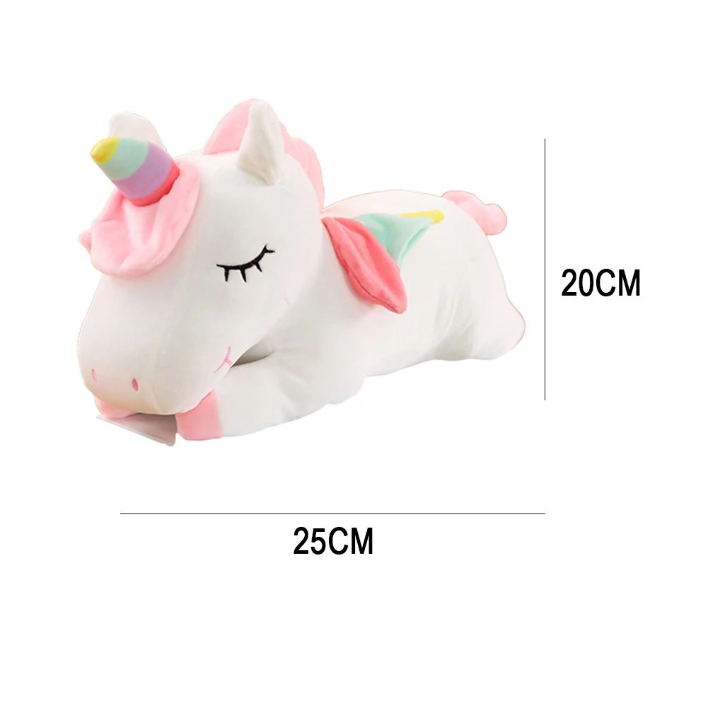

Cartoon Rainbow Horse Pillow Doll Toy Soft Stuffed Sleeping Appease Toys Cute Soft Stuffed Plush Toy Child Adult Pillow