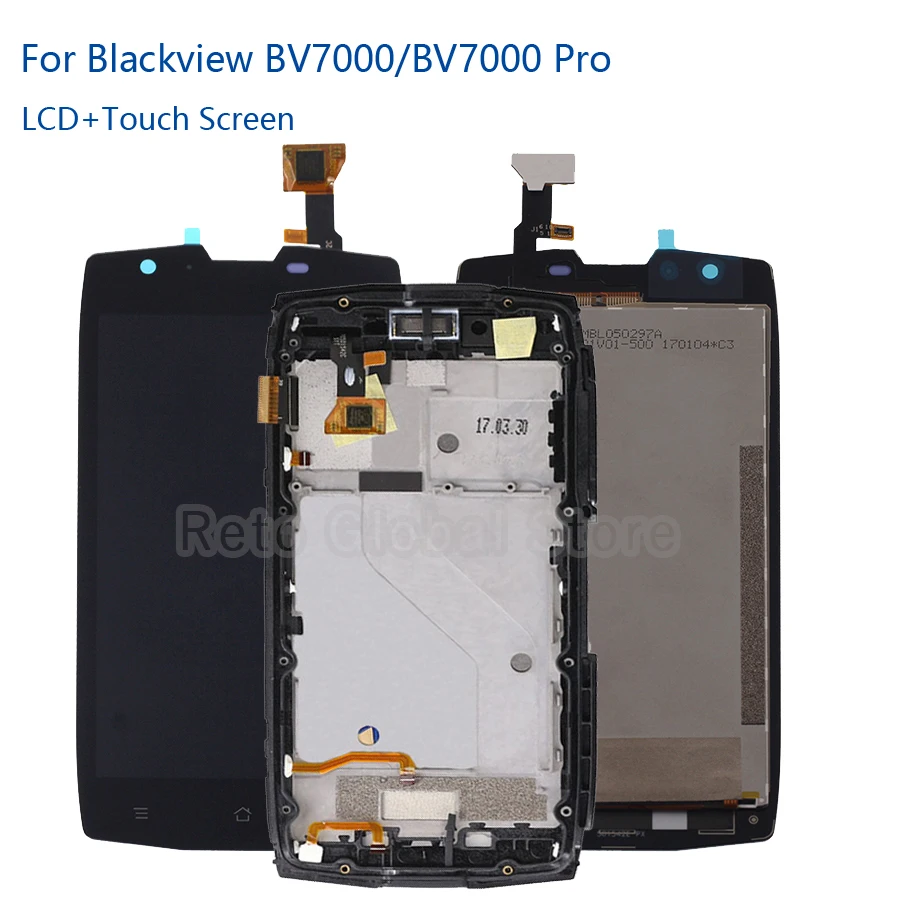 Для Blackview BV7000/BV7000 Pro 5 0 &quotЖК-дисплей сенсорный экран дигитайзер Замена для BV7000