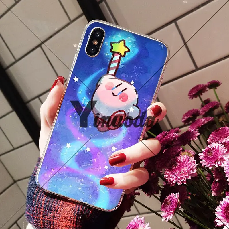 Yinuoda Game Kirby Series Soft Silicone Transparent Phone Case for iPhone X XS MAX 6 6S 7 7plus 8 8Plus 5 5S XR | Мобильные телефоны
