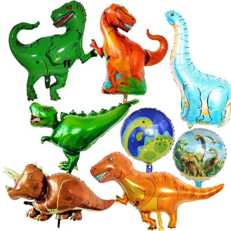 

1pc Large Dinosaur Foil Balloons Jungle Animal Ballons Dinosaur Birthday Party Decorations Kids Jurassic Dino World Party Globos