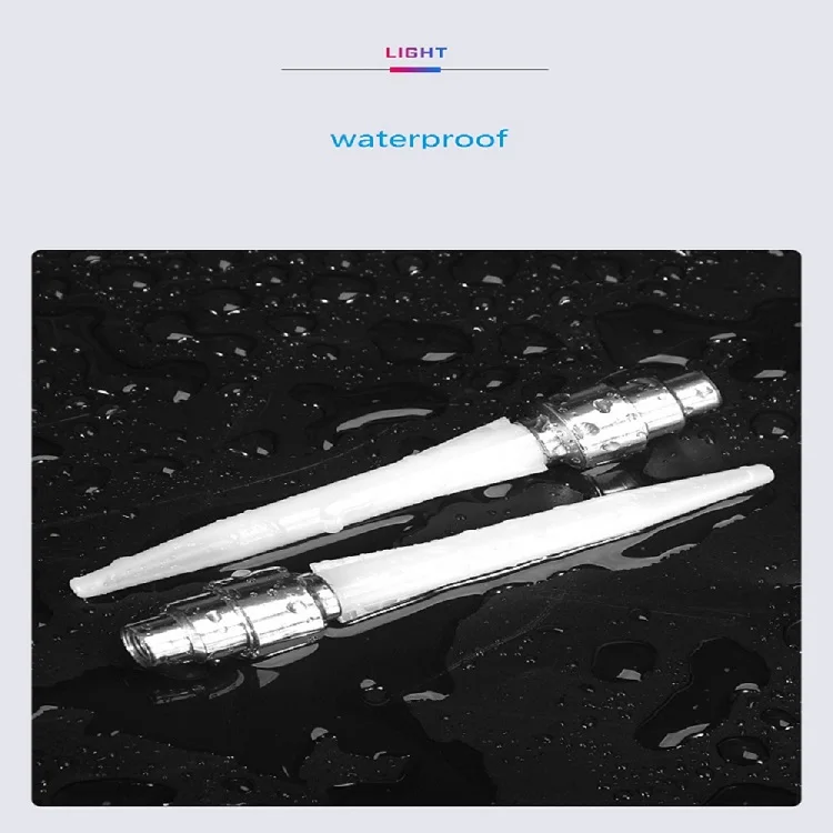 

2pc Motion Activated Glow Bike Flashlight Motorcycle Tire Valve Caps Wheel Light Amazing Fantastic Bicycle Accessory LEDs