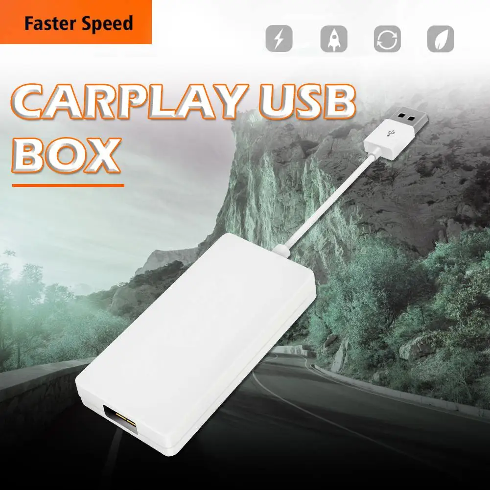 

USB Carplay Dongle Bluetooth WiFi USB Carplay Adapter Practical Durable Bluetooth and Wifi Connection for Android Navi Player